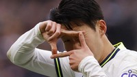 Son Heung-Min, penyerangnya Tottenham tidak tertarik ke Arab Saudi. Son masih betah di London (Reuters)