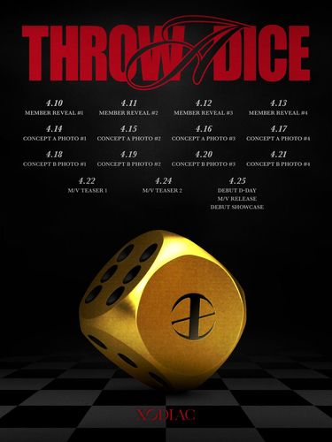 Timeline jadwal debut 'Throw A Dice'