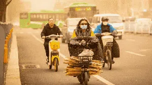 Badai Pasir Kembali Mengantam Kota-kota di China