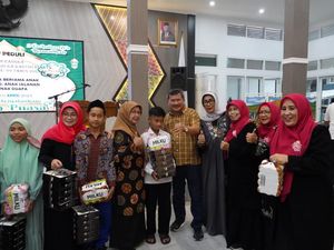 Bupati Garut Ikuti Buka Puasa Bareng Anak Yatim di HUT GOW Ke-69