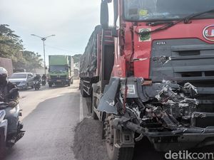 Kecelakaan Beruntun 3 Truk di Pantura Demak, Lalin Sempat Tersendat