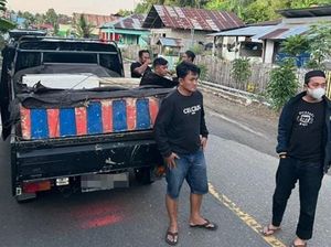 Bawa Miras Cap Tikus 1.600 Liter, 2 Pengemudi di Gorontalo Diamankan