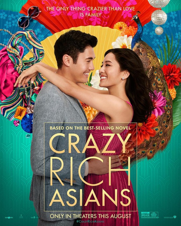Poster film Crazy Rich Asians/instagram/crazyrichasians Foto poster film Hollywood bertajuk Crazy Rich Asians.