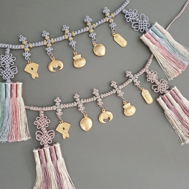 Potret aksesoris tradisional Korea