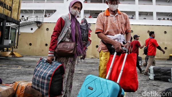 Potret Mudik Awal dengan Kapal Laut di Tanjung Priok