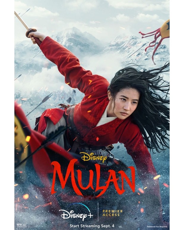 Potret poster film Mulan/instagram/mulan Foto poster film Hollywood yang dibintangi artis Asia bertajuk Mulan.