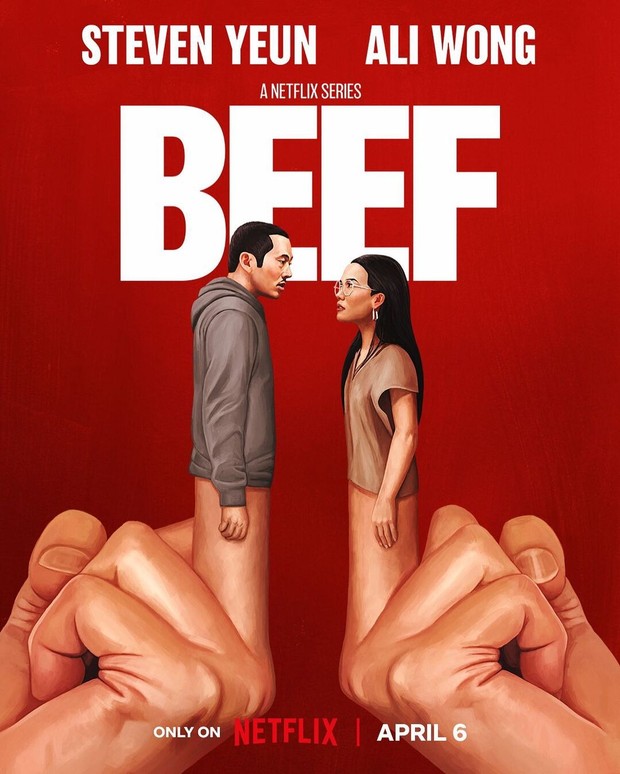 Potret poster serial televisi BEEF/instagram/netflix Foto poster serial televisi asal Netflix terbaru bertajuk BEEF.