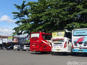 Suasana Mudik Mulai Menggeliat di Terminal Jombor Sleman Suasana Mudik Mulai Menggeliat di Terminal Jombor Sleman