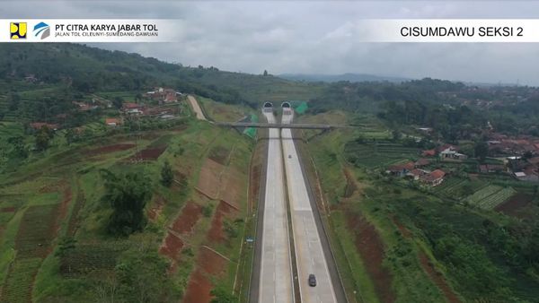 Penampakan Tol Cisumdawu dari Udara yang Bisa Dijajal buat Mudik