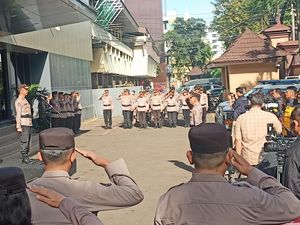 Divisi Humas Polri Gelar Apel Cek Kesiapan Operasi Ketupat 2023