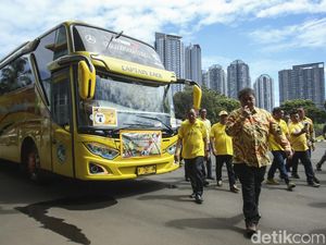 Hindari Macet, Mudik Bareng Golkar Berangkat Lebih Awal