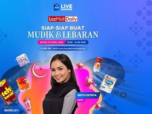 Belanja Kebutuhan Mudik Murah di Live Shopping Bersama LazMall Daily