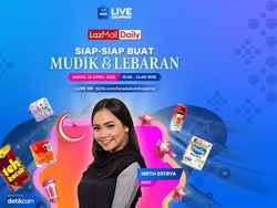 Belanja Kebutuhan Mudik Murah di Live Shopping Bersama LazMall Daily