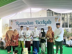 Yaqut Hadiri Pembukaan Acara Santunan Yatim Ramadan Berkah Kemenag