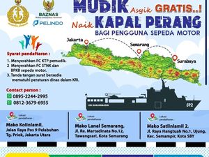 TNI AL Buka Mudik Gratis Naik Kapal Perang, Ini Rute dan Jadwalnya TNI AL Buka Mudik Gratis Naik Kapal Perang, Ini Rute dan Jadwalnya