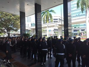 Polisi Berjaga di Gedung Dewas KPK Jelang Pemeriksaan Firli Bahuri