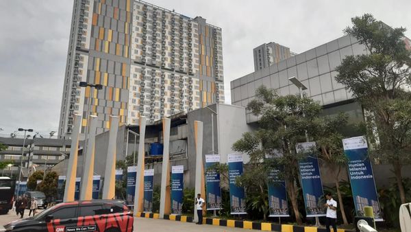 Penampakan Apartemen Nempel Stasiun yang Diresmikan Jokowi Hari Ini