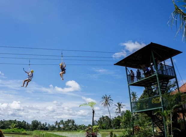 / foto: Instagram/ alamtirtaoutbound Flying fox
