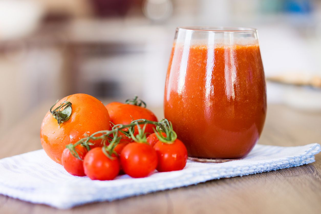 Illustration of tomato juice
