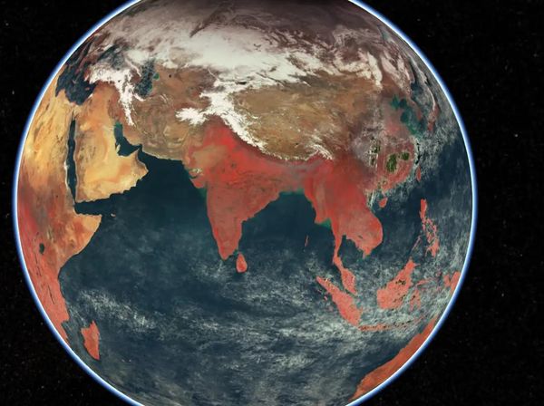 Melihat Tampilan Tak Biasa Indonesia dari Luar Angkasa
