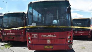 Potret Ratusan Bus Transjakarta Terbengkalai yang Bakal Dilelang