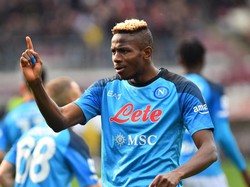 Osimhen Siap Main di Leg Kedua Napoli Vs AC Milan
