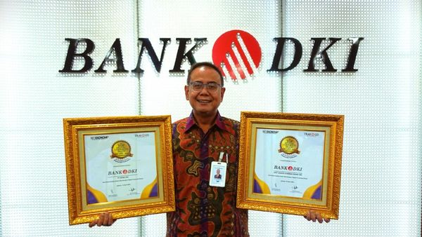 Bank DKI Raih TOP Digital Corporate Brand Award 2023