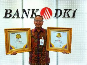 Bank DKI Raih TOP Digital Corporate Brand Award 2023