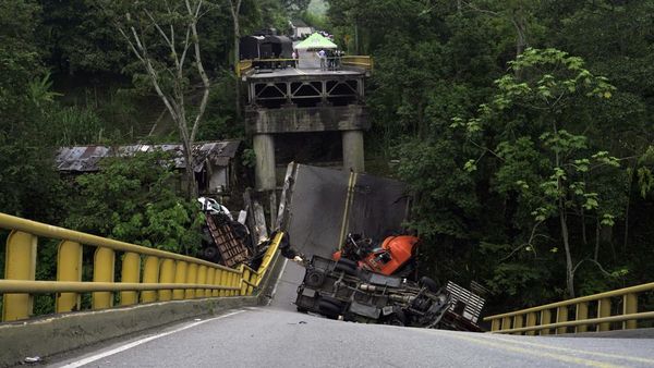 Jembatan di Kolombia Runtuh, Tewaskan 2 Orang