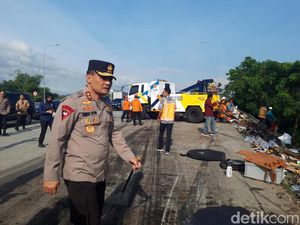 Kapolda Jateng Pantau Langsung Evakuasi Laka Maut di Tol Boyolali