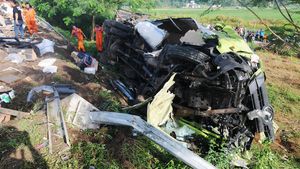 Kondisi Kendaraan yang Kecelakaan Beruntun di Tol Semarang-Solo