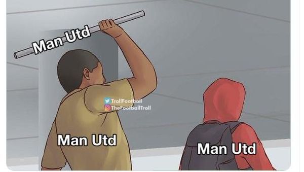 Meme Menohok Malacia dan Maguire Gebuk MU
