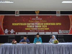 DPS Sulbar di Pemilu 2024 Capai 1.017.441, Ada 152.197 Pemilih Baru