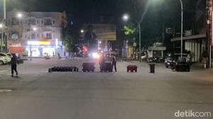 Foto Suasana Mapolres Pelabuhan Makassar Usai Diserang OTK