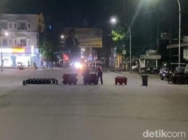 Foto Suasana Mapolres Pelabuhan Makassar Usai Diserang OTK