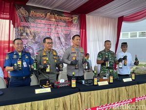 Polres Jakbar Musnahkan 14 Ribu Botol Miras Disita Selama 2 Pekan Ramadan