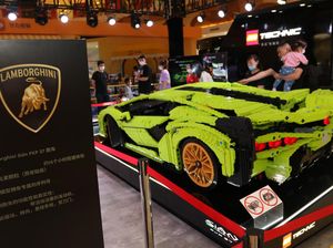 Siapa Sangka, Lamborghini Ini Terbuat dari Kepingan Lego