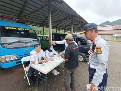 Santuynya Sopir di Kota Sukabumi Saat Diperiksa BNN