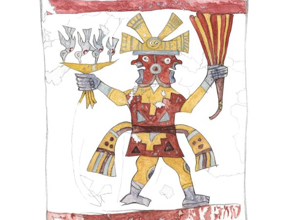 Potret Mural Berusia 1.400 Tahun Gambar Pria Bermuka Dua di Peru