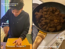 Sedih Gak Bisa Mudik, WNI di Hungaria Ini Dikirimi Rendang dari Pariaman