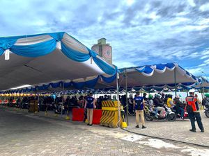 H-7 Lebaran, 908 Pemudik Bermotor Menyeberang Lewat Pelabuhan Ciwandan