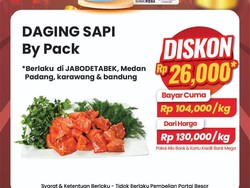 Murah Banget! Hari Ini Transmart Medan Jual Daging Sapi Rp 104 Ribu/Kg