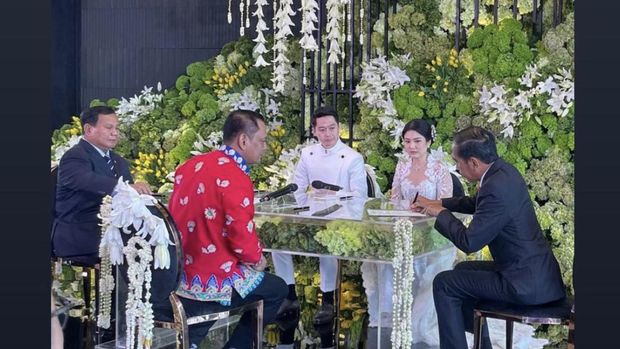 Kevin Sanjaya dan Valencia Tanoesoedibjo Jokowi dan Prabowo hadir sebagai saksi pengesahan pernikahan Kevin Sanjaya dan Valencia Tanoesoedibjo
