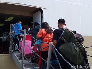 H-7 Idul Fitri, 2.425 Orang Mudik Naik Kapal Laut dari Batam ke Medan