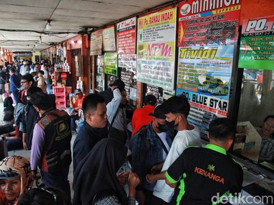 Terkini di Terminal Kalideres Jelang Lebaran Idul Fitri