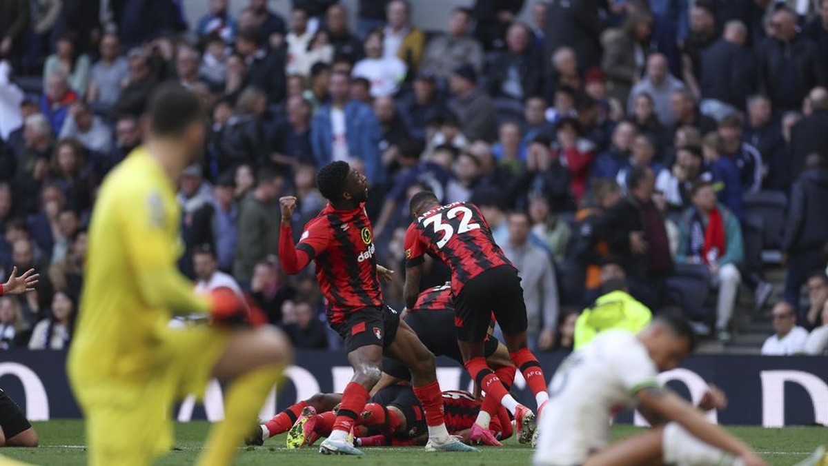 Tottenham Hotspur dikalahkan Bournemouth di kandang sendiri (AP/Ian Walton)