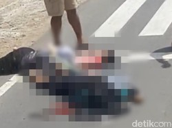 Bus Harapan Jaya Tabrak Pemotor Boncengan Tiga di Trenggalek, 1 Orang Tewas