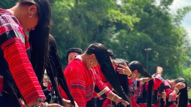 Perempuan Yao/Foto: Instagram.com/vioribeauty Huangluo Yao, desa rapunzel di dunia nyata