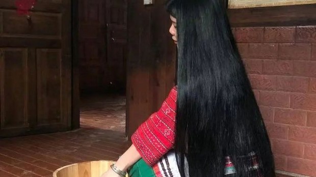 Perempuan Yao/Foto: Instagram.com/yaosecret Huangluo Yao, desa rapunzel di dunia nyata