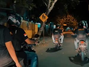 Polisi Gresik Sisir Jalanan Antisipasi Kejahatan Jelang Lebaran